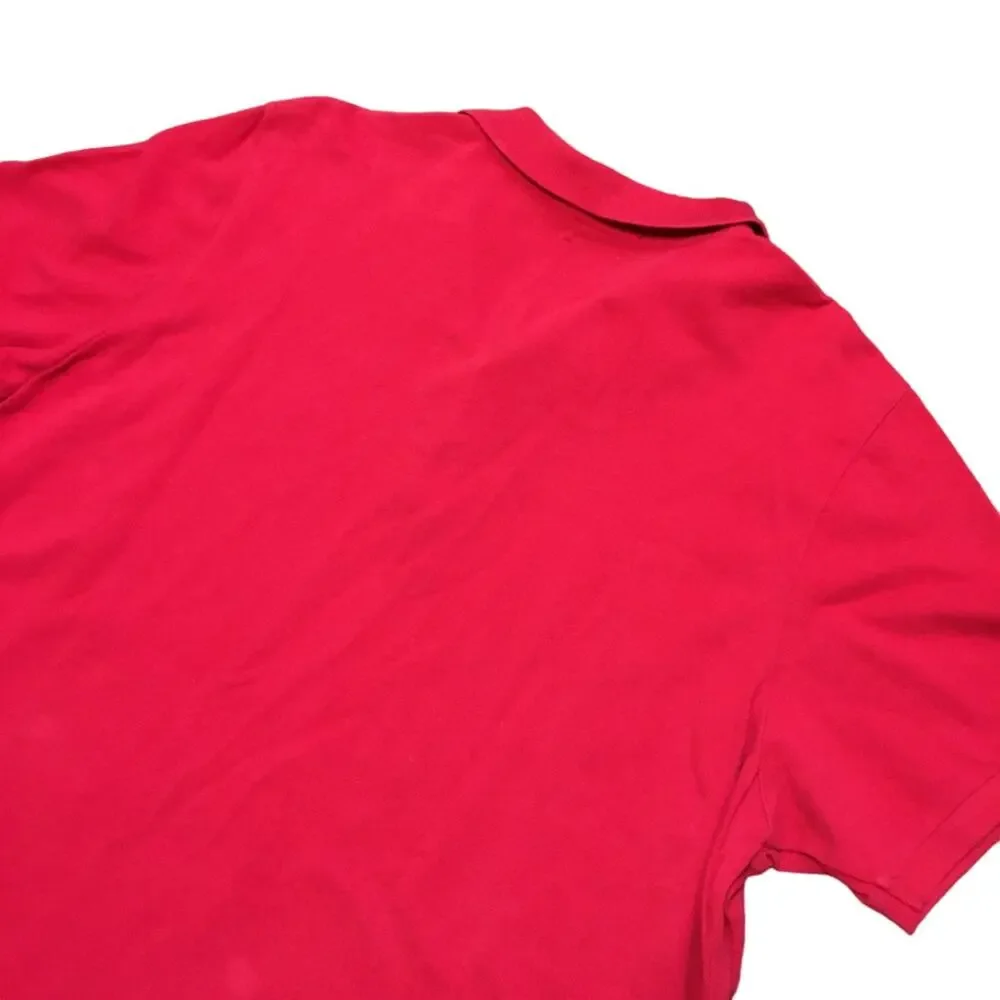 U.S. POLO ASSN. Short Sleeve Cotton Polo Shirt in Red  SZ XL
